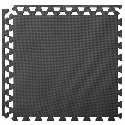 vidaXL Pool Ground Mat 6 pcs Black 2.16 ㎡ EVA Foam