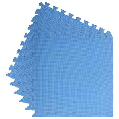 vidaXL Pool Ground Mat 6 pcs Blue 2.16 ㎡ EVA Foam