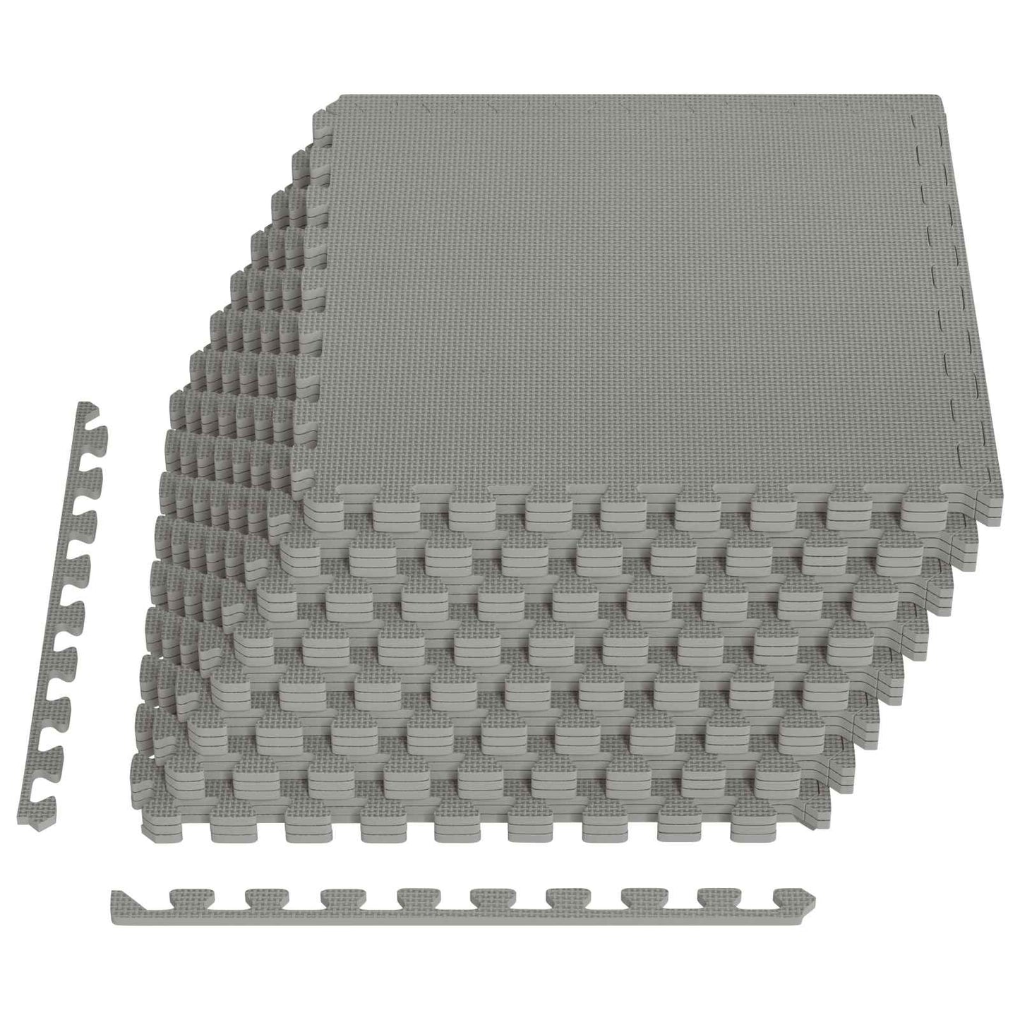 vidaXL Pool Ground Mat 24 pcs Grey 8.64 m² EVA Foam