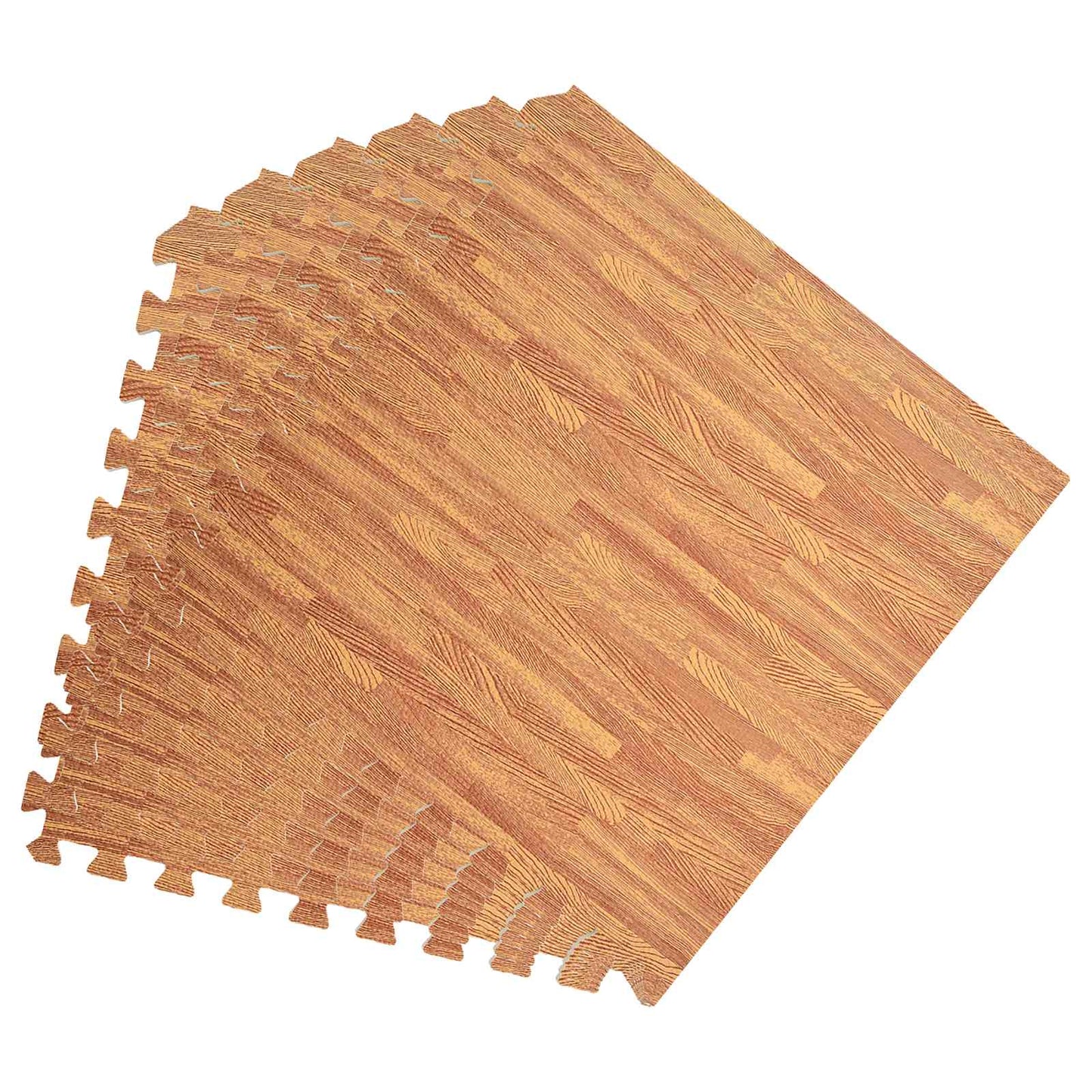 vidaXL Pool Ground Mat 40 pcs Wood 14.4 m² EVA Foam