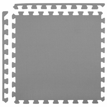 vidaXL Pool Ground Mat 50 pcs Grey 18 m² EVA Foam