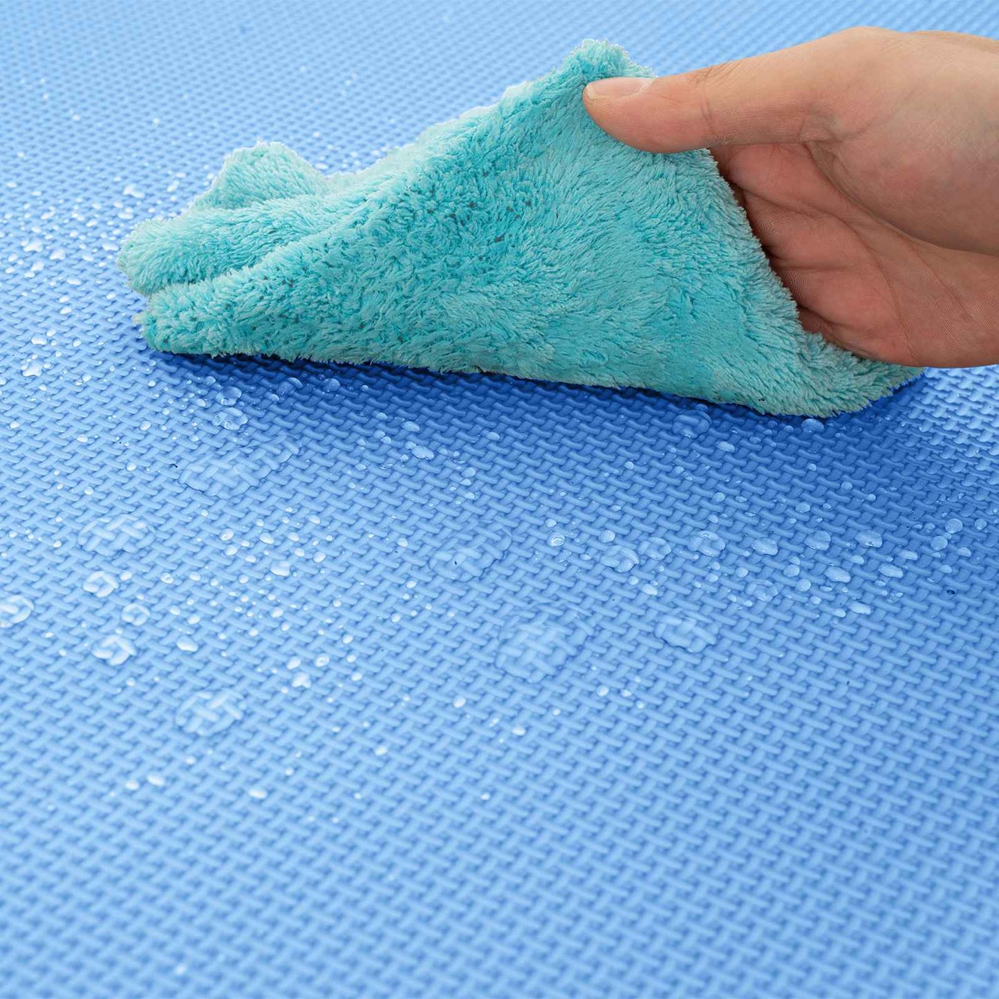 vidaXL Pool Ground Mat 50 pcs Blue 18 m² EVA Foam