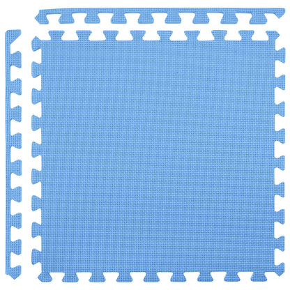 vidaXL Pool Ground Mat 50 pcs Blue 18 m² EVA Foam