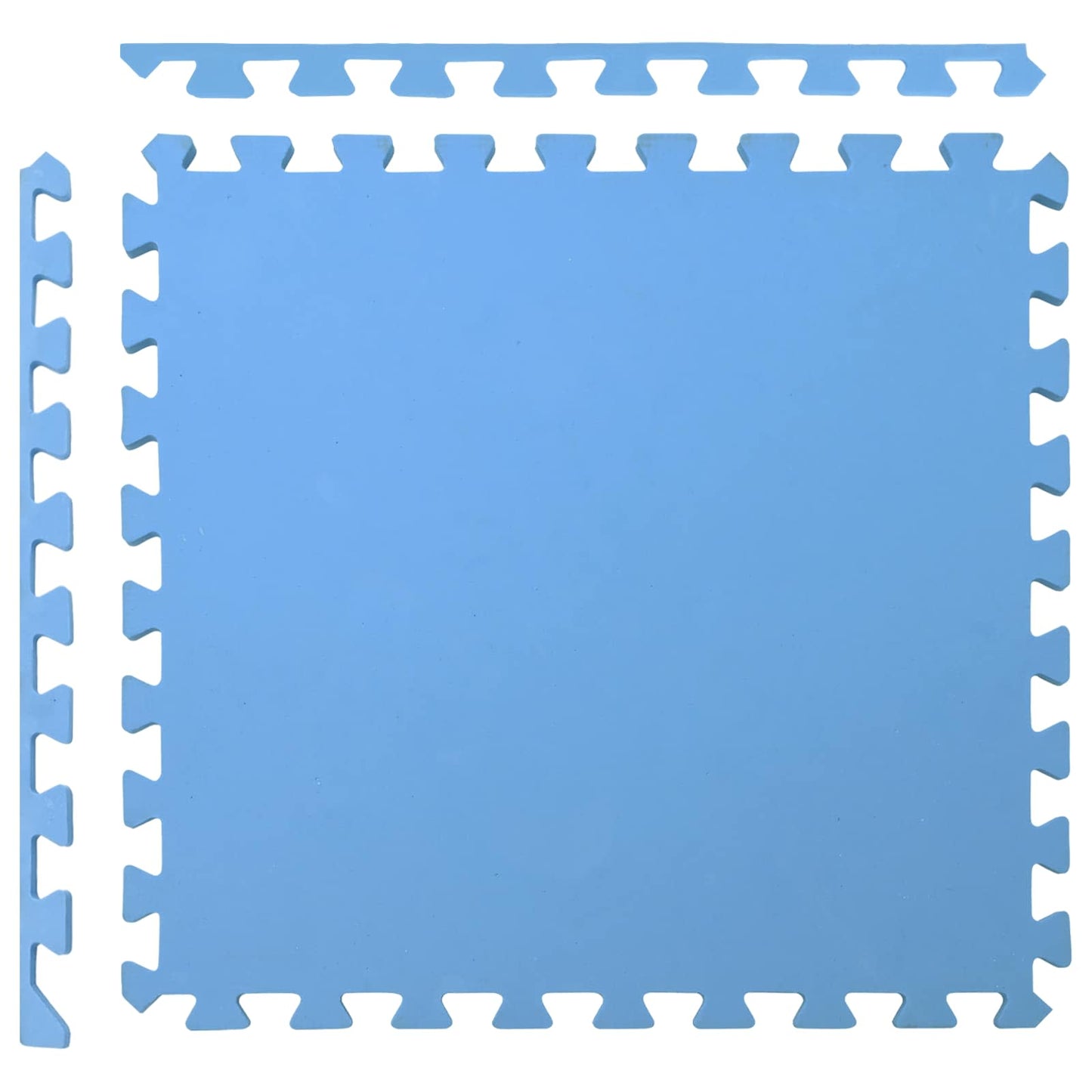 vidaXL Pool Ground Mat 12 pcs Blue 4.32 m² EVA Foam