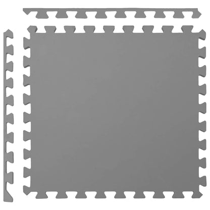 vidaXL Pool Ground Mat 40 pcs Grey 14.4 m² EVA Foam