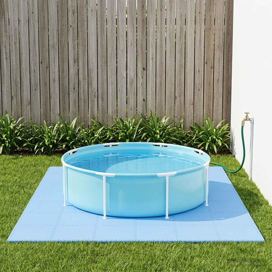 vidaXL Pool Ground Mat 40 pcs Blue 14.4 m² EVA Foam