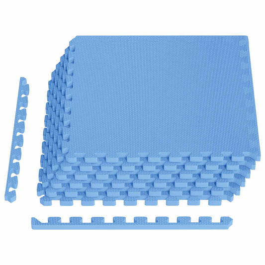 vidaXL Pool Ground Mat 6 pcs Blue 2.16 m² EVA Foam
