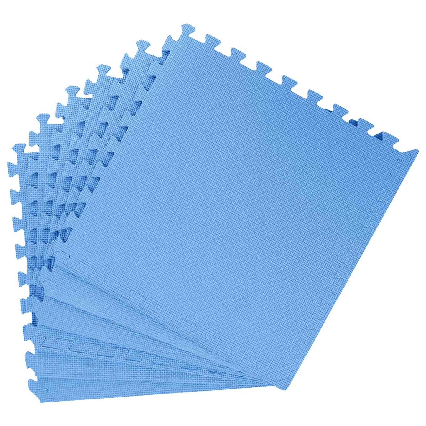 vidaXL Pool Ground Mat 24 pcs Blue 8.64 m² EVA Foam
