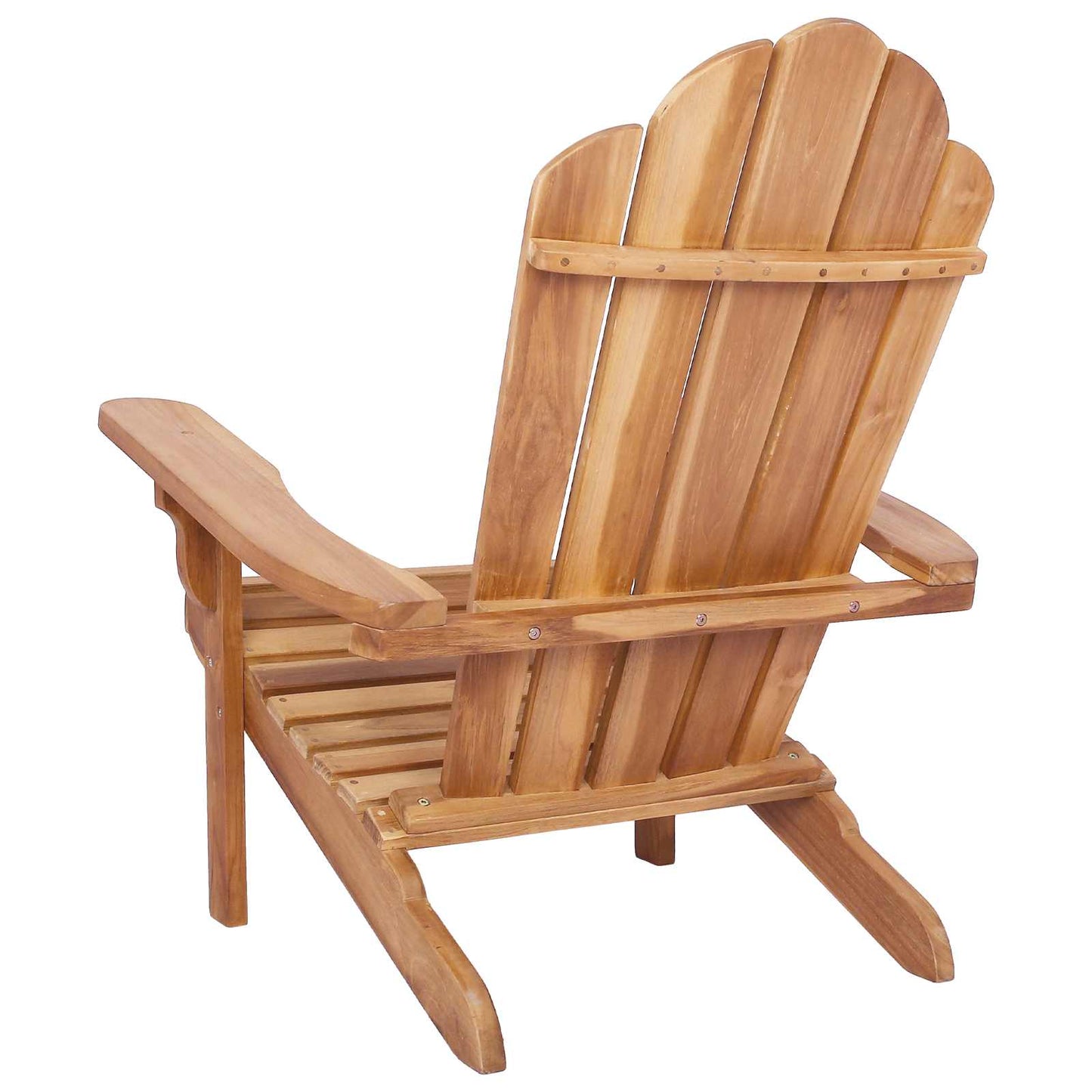 vidaXL Garden Adirondack Chair Natural Solid Teak Wood