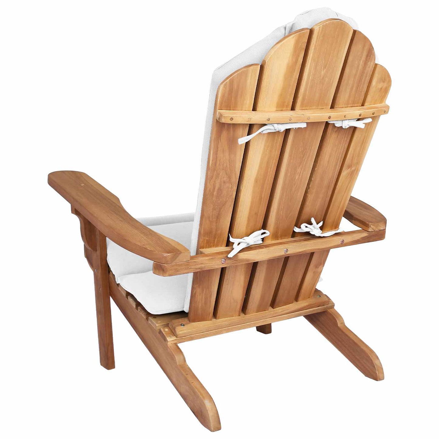 vidaXL Garden Adirondack Chair Natural Solid Teak Wood