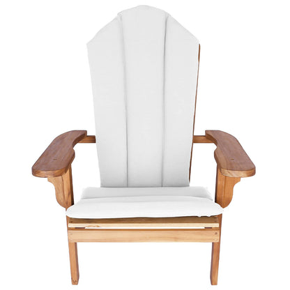 vidaXL Garden Adirondack Chair Natural Solid Teak Wood