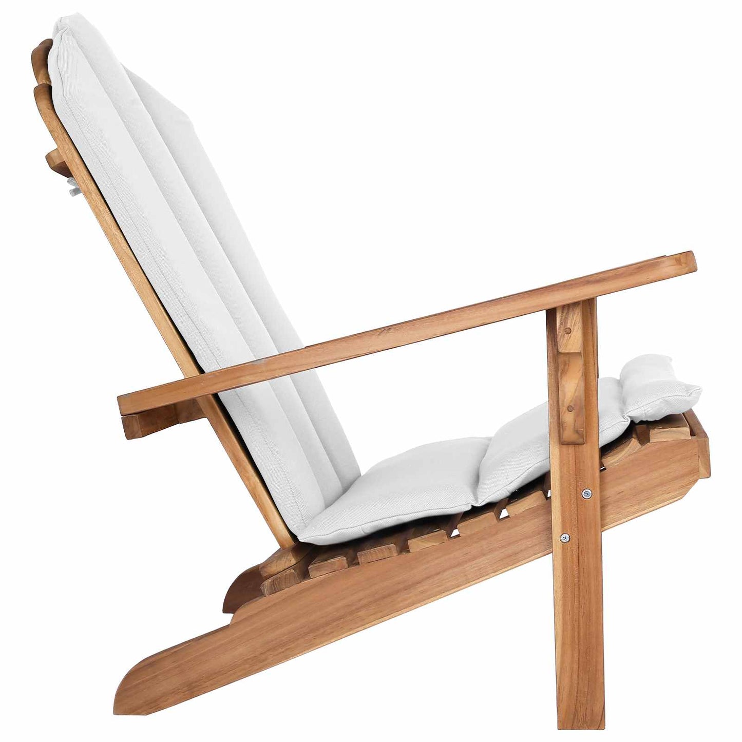 vidaXL Garden Adirondack Chair Natural Solid Teak Wood