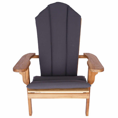 vidaXL Garden Adirondack Chair Natural Solid Teak Wood