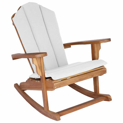 vidaXL Garden Adirondack Rocking Chair Natural Solid Teak wood