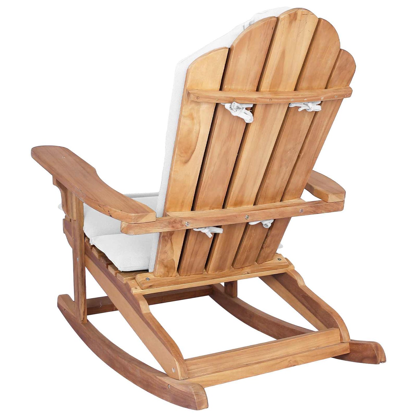 vidaXL Garden Adirondack Rocking Chair Natural Solid Teak wood