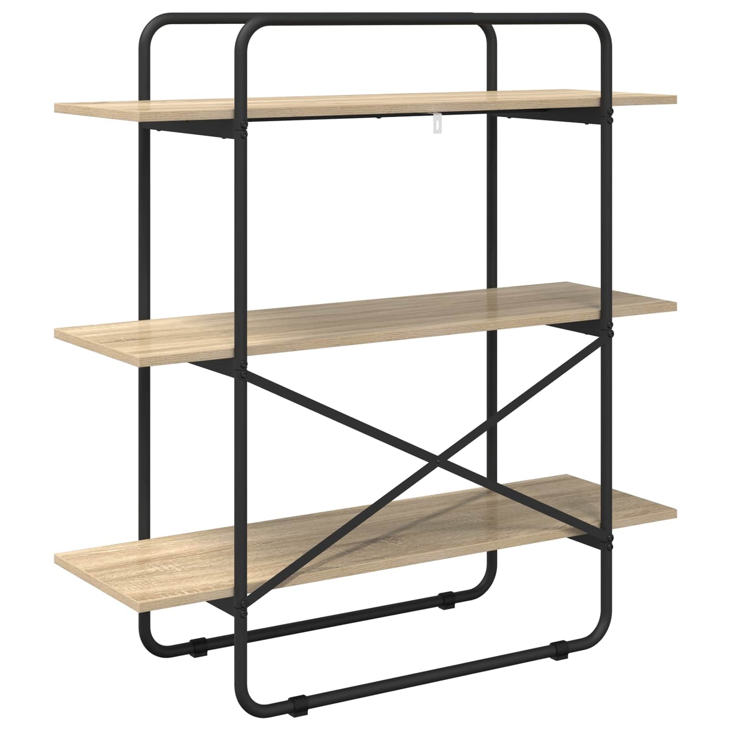 vidaXL Bookshelf 3-Tier 100 x 35 x 105 cm PB Sonoma Oak