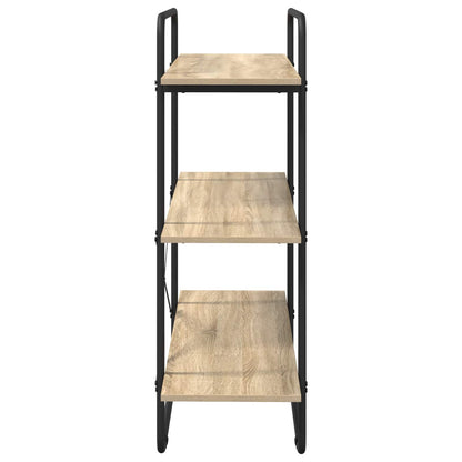vidaXL Bookshelf 3-Tier 100 x 35 x 105 cm PB Sonoma Oak