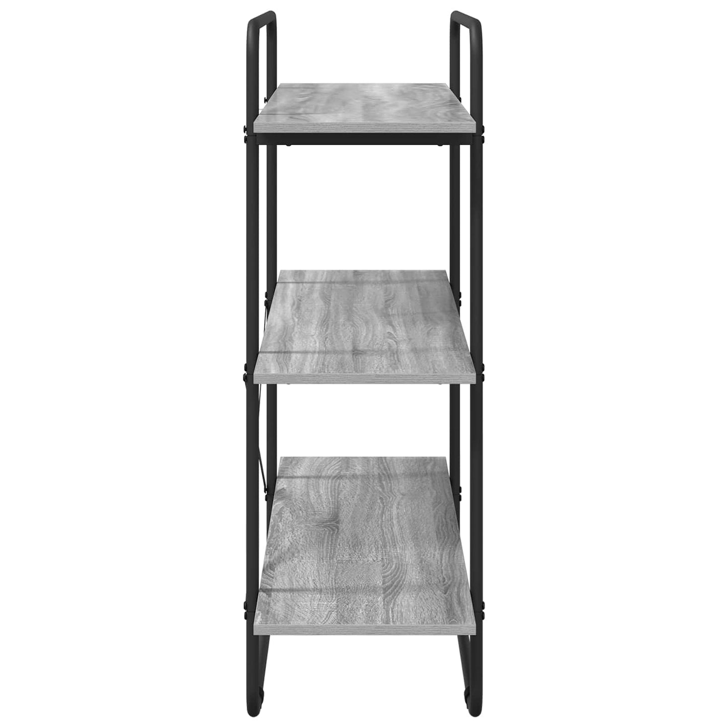 vidaXL Bookshelf 3-Tier 100 x 35 x 105 cm PB Grey Sonoma