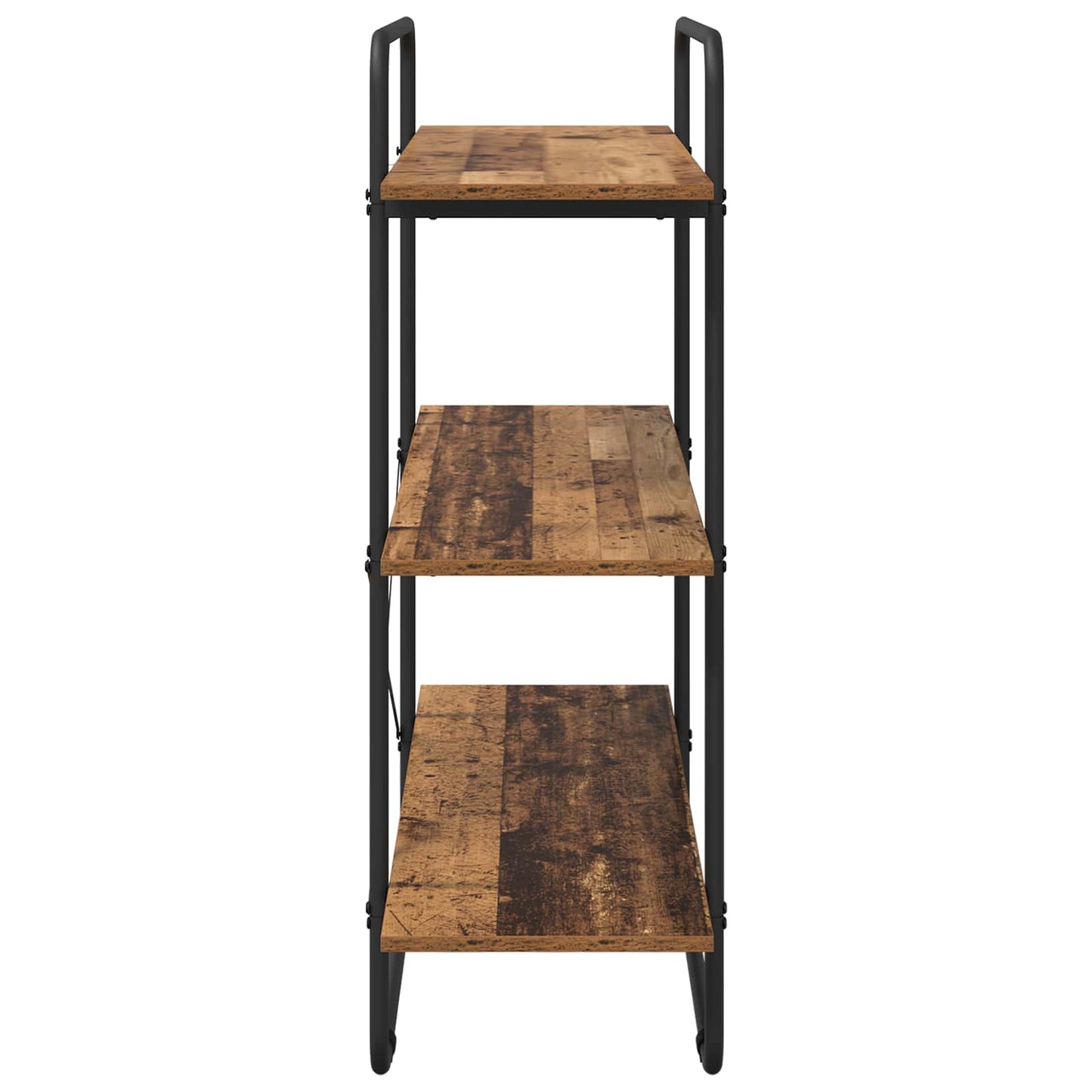 vidaXL Bookshelf 3-Tier 100 x 35 x 105 cm PB Oak Wood
