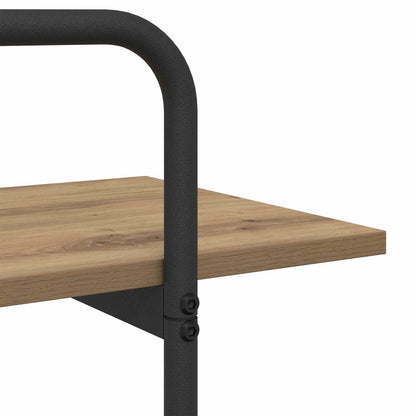 vidaXL Bookshelf 3-Tier 100 x 35 x 105 cm PB Artisan Oak