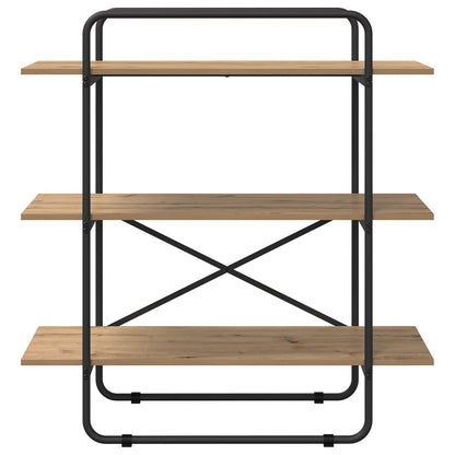 vidaXL Bookshelf 3-Tier 100 x 35 x 105 cm PB Artisan Oak