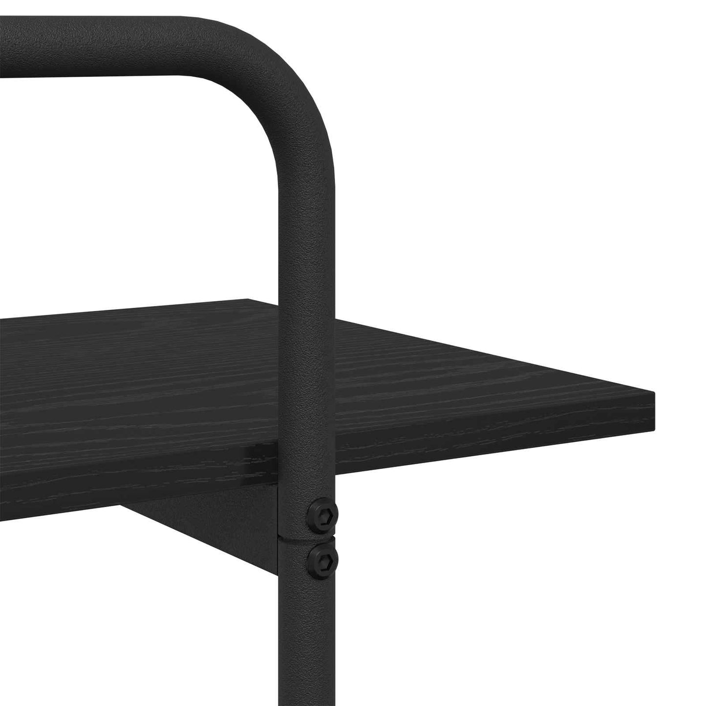 vidaXL Bookshelf 2-Tier 100 x 35 x 70 cm PB Black Oak