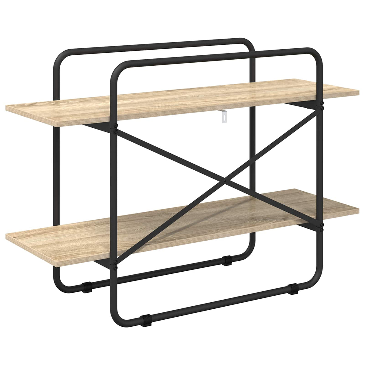 vidaXL Bookshelf 2-Tier 100 x 35 x 70 cm PB Sonoma Oak