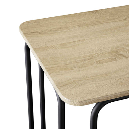 vidaXL Dining Table 100 x 50 x 75 cm Engineered Wood Sonoma Oak