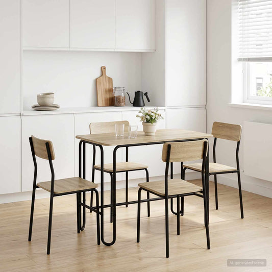 vidaXL Dining Table 100 x 50 x 75 cm Engineered Wood Sonoma Oak