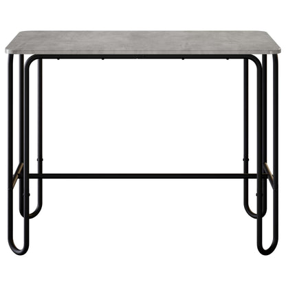 vidaXL Dining Table 100 x 50 x 75 cm Engineered Wood Concrete Grey