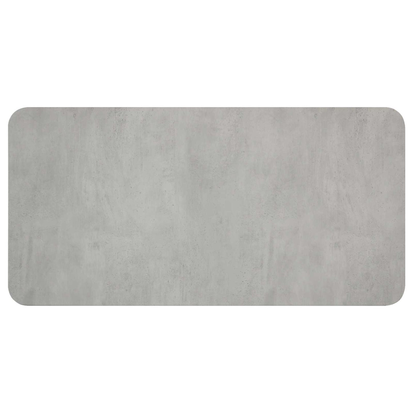 vidaXL Dining Table 100 x 50 x 75 cm Engineered Wood Concrete Grey