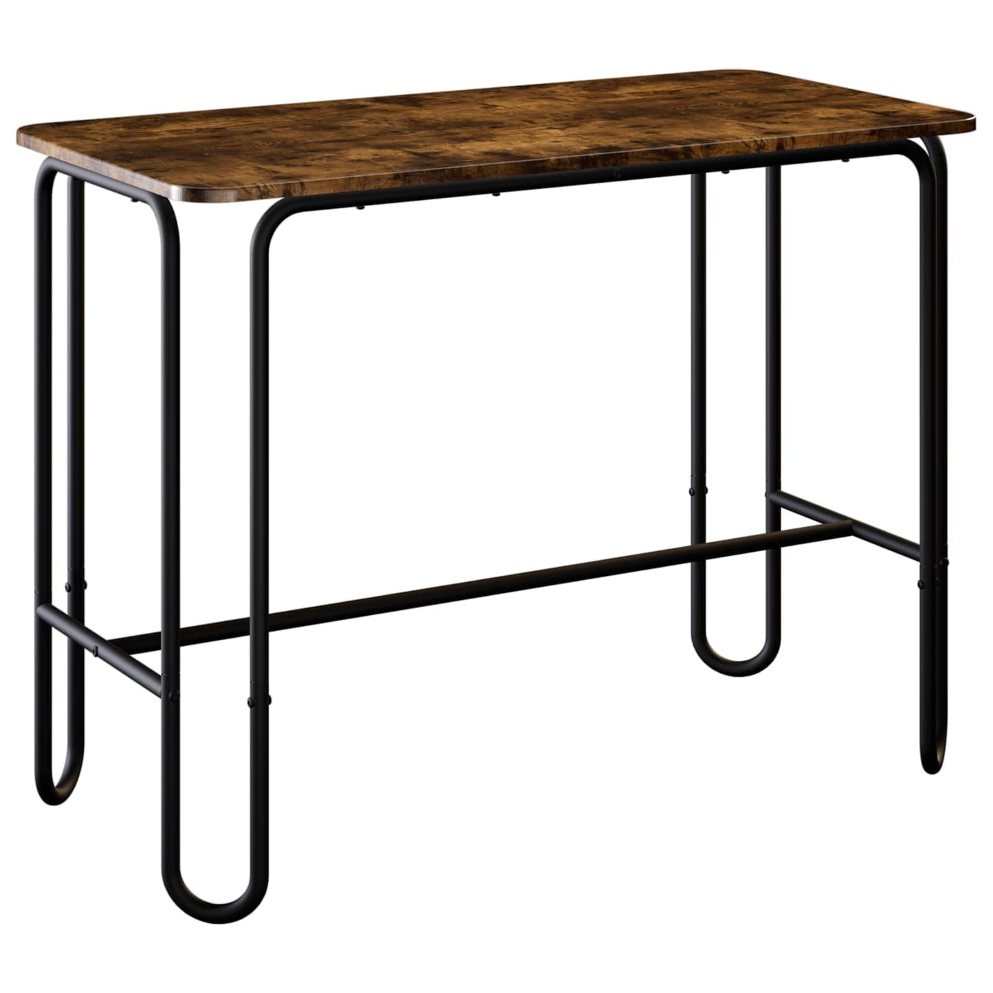 vidaXL Dining Table 100 x 50 x 75 cm Engineered Wood Smoked Oak