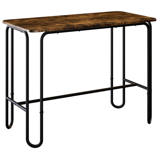vidaXL Dining Table 100 x 50 x 75 cm Engineered Wood Smoked Oak