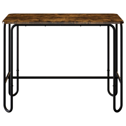 vidaXL Dining Table 100 x 50 x 75 cm Engineered Wood Smoked Oak