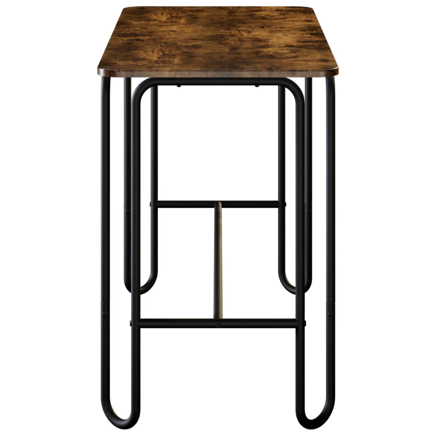 vidaXL Dining Table 100 x 50 x 75 cm Engineered Wood Smoked Oak