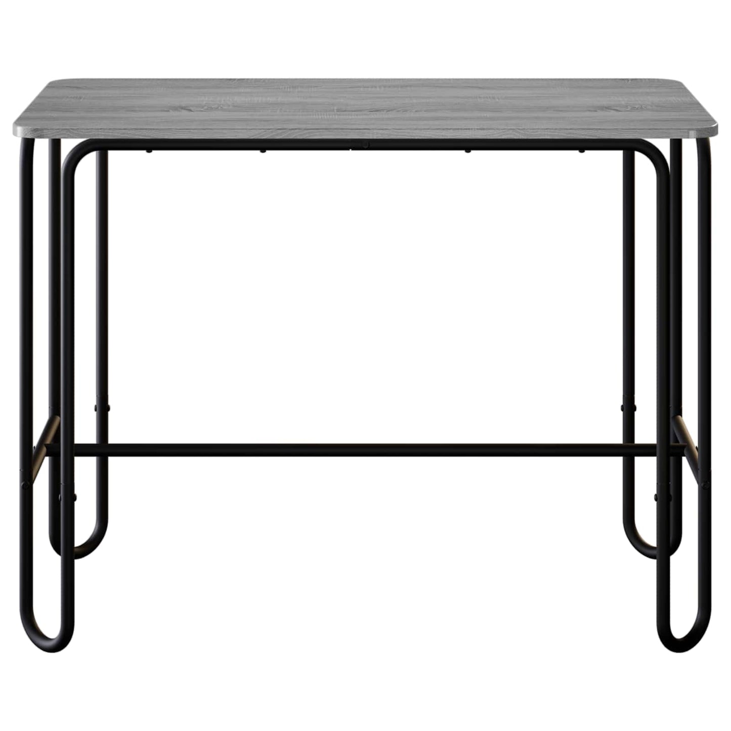 vidaXL Dining Table 100 x 50 x 75 cm Engineered Wood Grey Sonoma