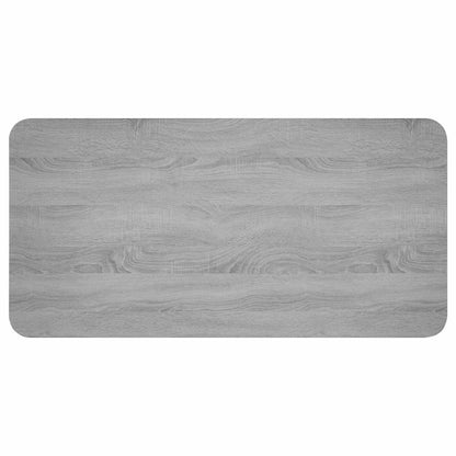vidaXL Dining Table 100 x 50 x 75 cm Engineered Wood Grey Sonoma