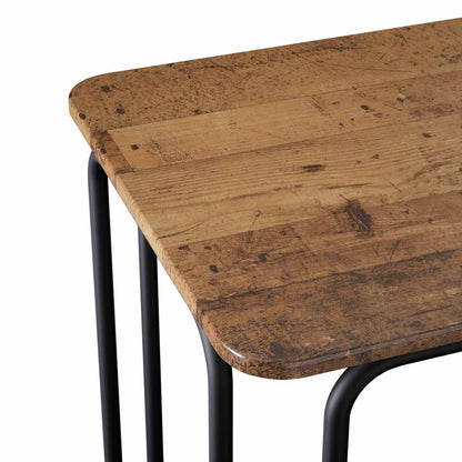 vidaXL Dining Table 100 x 50 x 75 cm Engineered Wood Old Wood