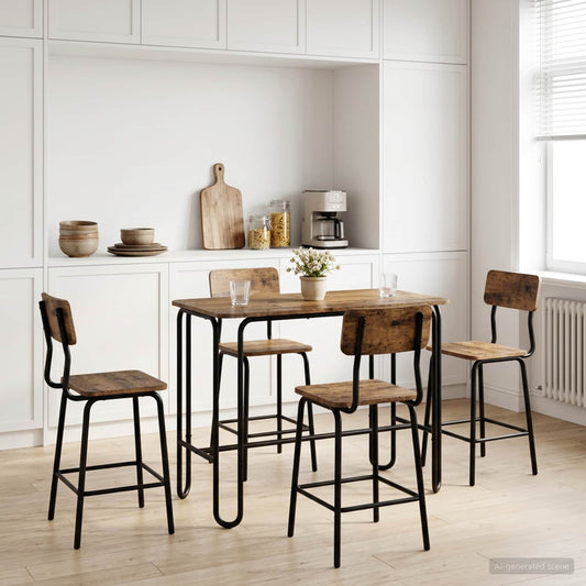 vidaXL Dining Table 100 x 50 x 75 cm Engineered Wood Old Wood
