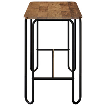 vidaXL Dining Table 100 x 50 x 75 cm Engineered Wood Old Wood