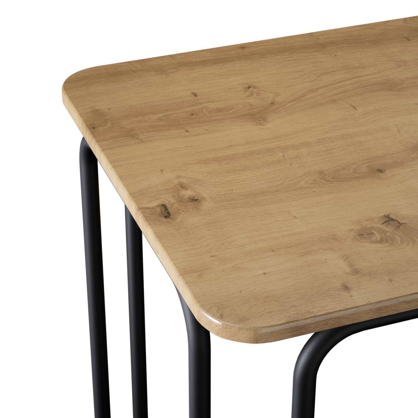 vidaXL Dining Table 100 x 50 x 75 cm Engineered Wood Artisan Oak