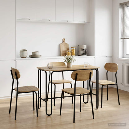 vidaXL Dining Table 100 x 50 x 75 cm Engineered Wood Artisan Oak