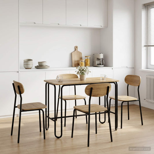 vidaXL Dining Table 100 x 50 x 75 cm Engineered Wood Artisan Oak