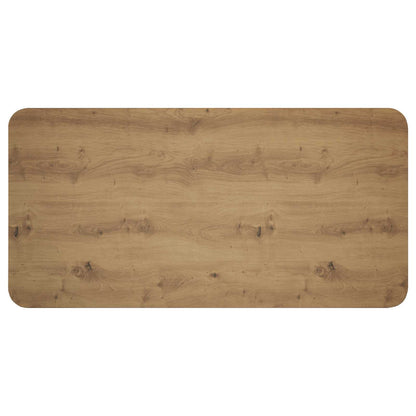 vidaXL Dining Table 100 x 50 x 75 cm Engineered Wood Artisan Oak