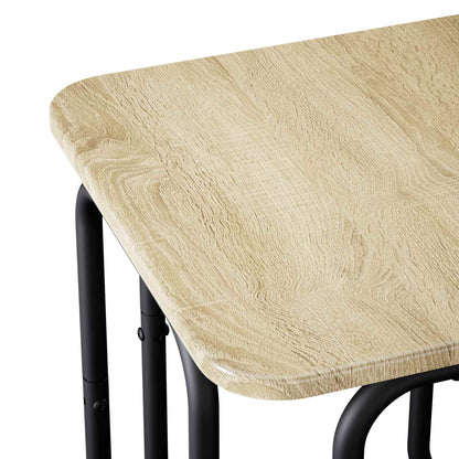 vidaXL Coffee Table Sonoma Oak 40 x 40 x 45 cm Engineered Wood