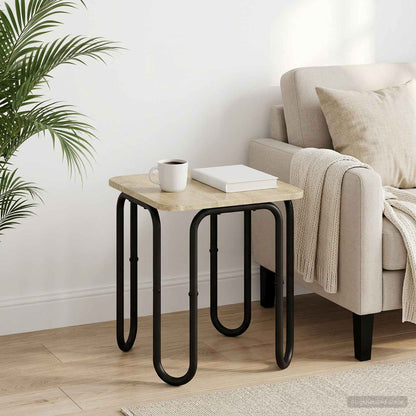 vidaXL Coffee Table Sonoma Oak 40 x 40 x 45 cm Engineered Wood