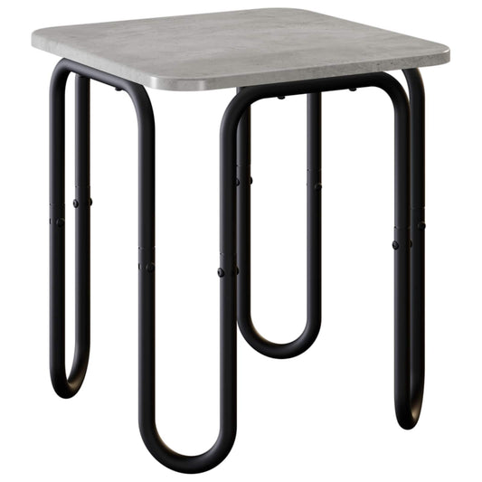 vidaXL Coffee Table Concrete Grey 40 x 40 x 45 cm Engineered Wood