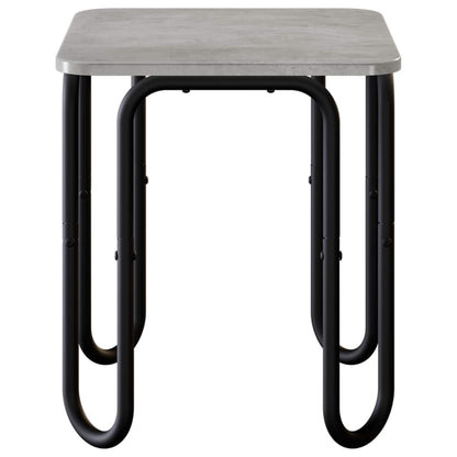 vidaXL Coffee Table Concrete Grey 40 x 40 x 45 cm Engineered Wood