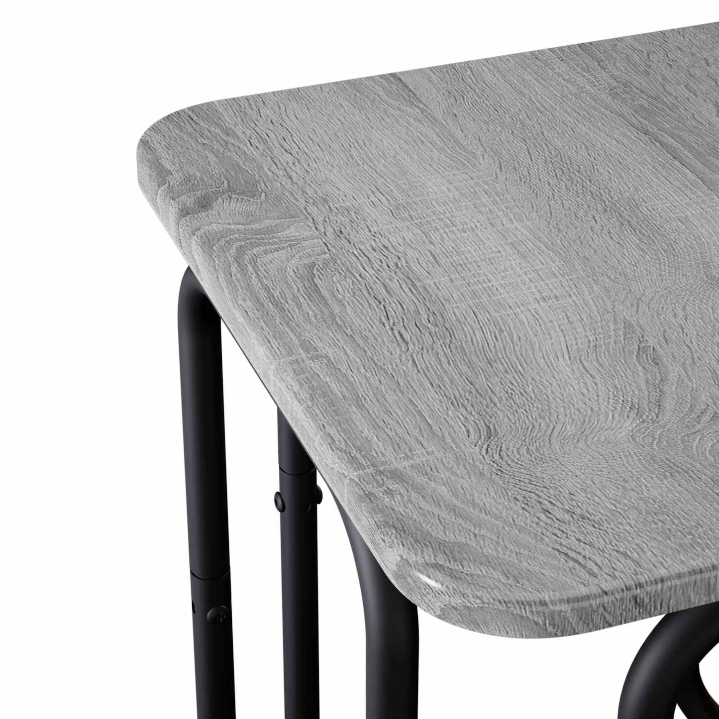vidaXL Coffee Table Grey Sonoma 40 x 40 x 45 cm Engineered Wood