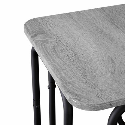 vidaXL Coffee Table Grey Sonoma 40 x 40 x 45 cm Engineered Wood